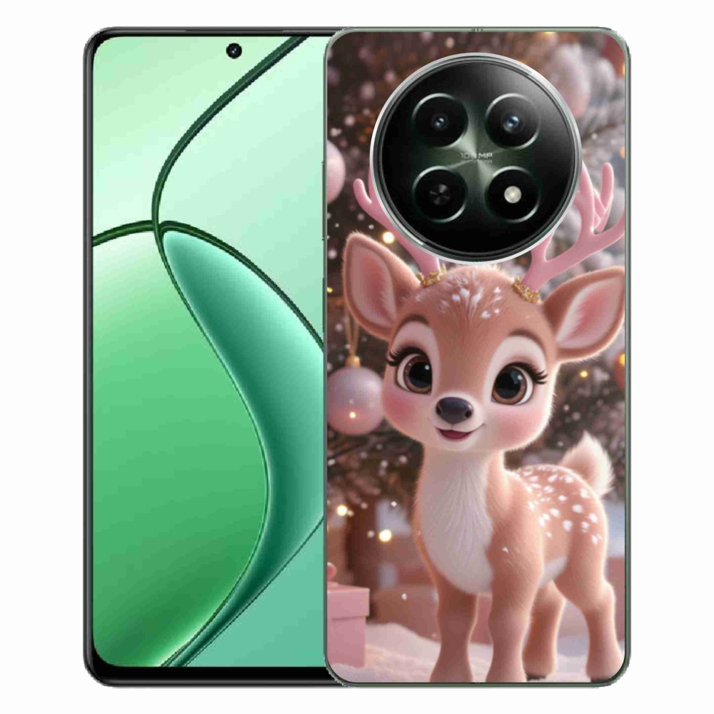 mmCase gél tok a Realme 12 5G/12x 5G-hez – aranyos rénszarvas