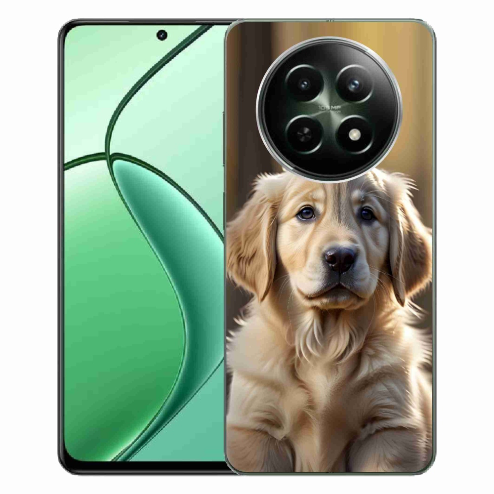 mmCase gél tok a Realme 12 5G/12x 5G-hez – aranyos arany retriever