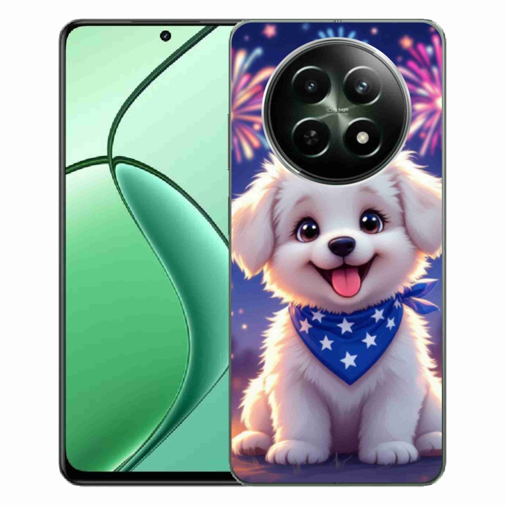 mmCase gél tok a Realme 12 5G/12x 5G készülékhez – ünnepi kiskutya