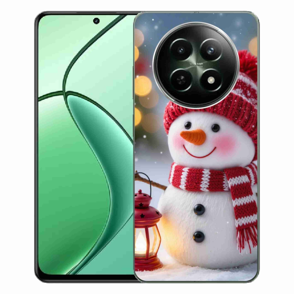 mmCase gél tok a Realme 12 5G/12x 5G készülékhez – hóember 2