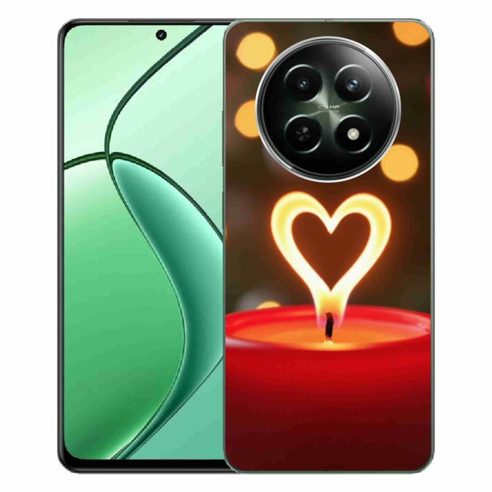 mmCase gél tok a Realme 12 5G/12x 5G-hez – lángoló szív