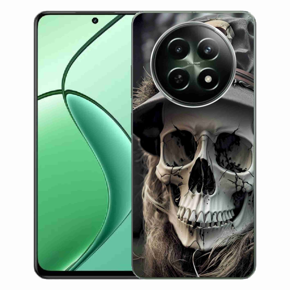 mmCase gél tok a Realme 12 5G/12x 5G készülékhez – sötét koponya