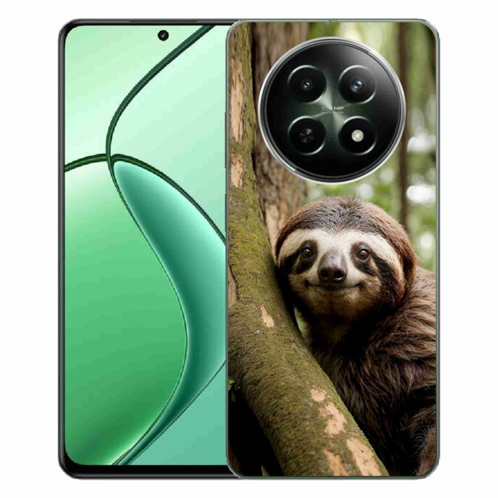 mmCase gél tok a Realme 12 5G/12x 5G készülékhez – mosolygós lajhár