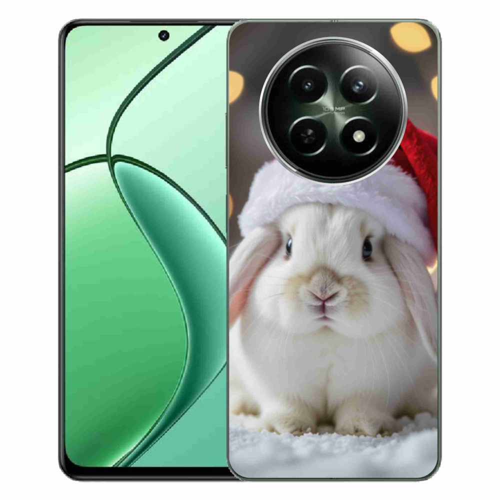 mmCase gél tok a Realme 12 5G/12x 5G-hez – karácsonyi nyuszi