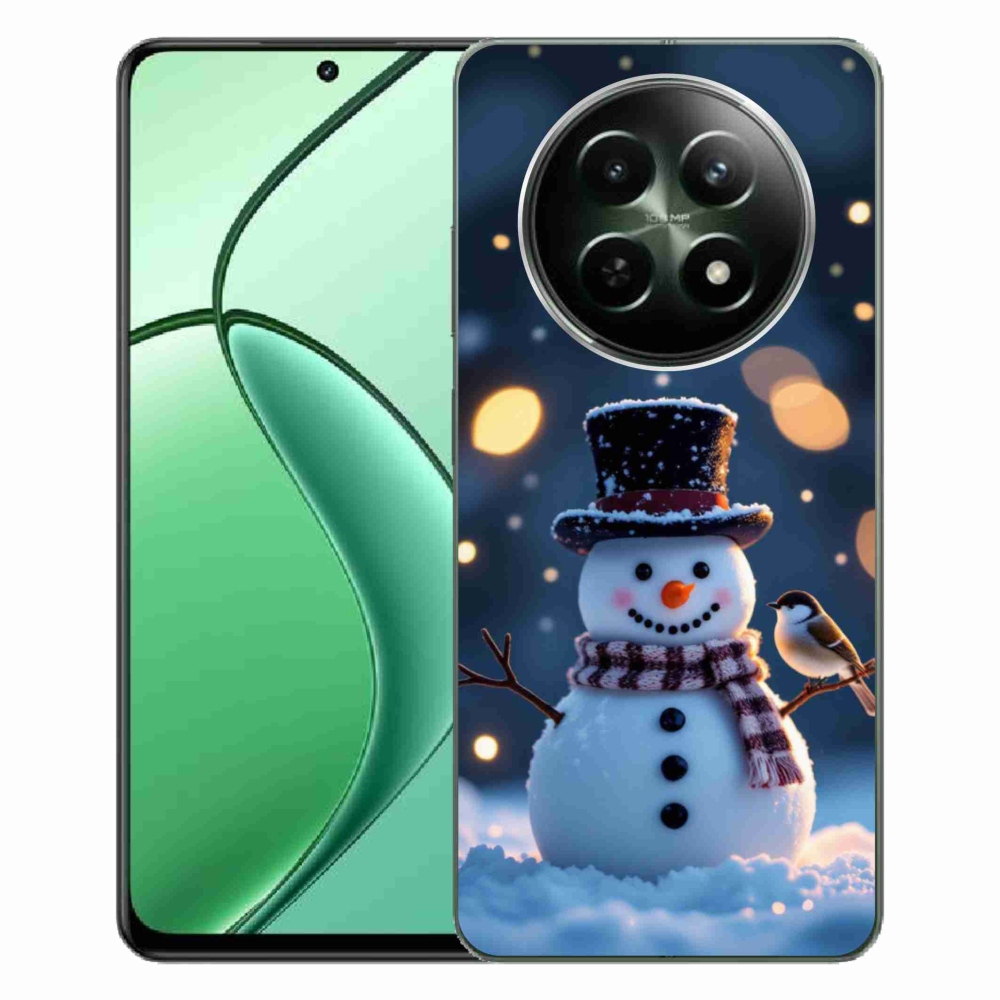 mmCase gél tok a Realme 12 5G/12x 5G készülékhez – karácsonyi hóember