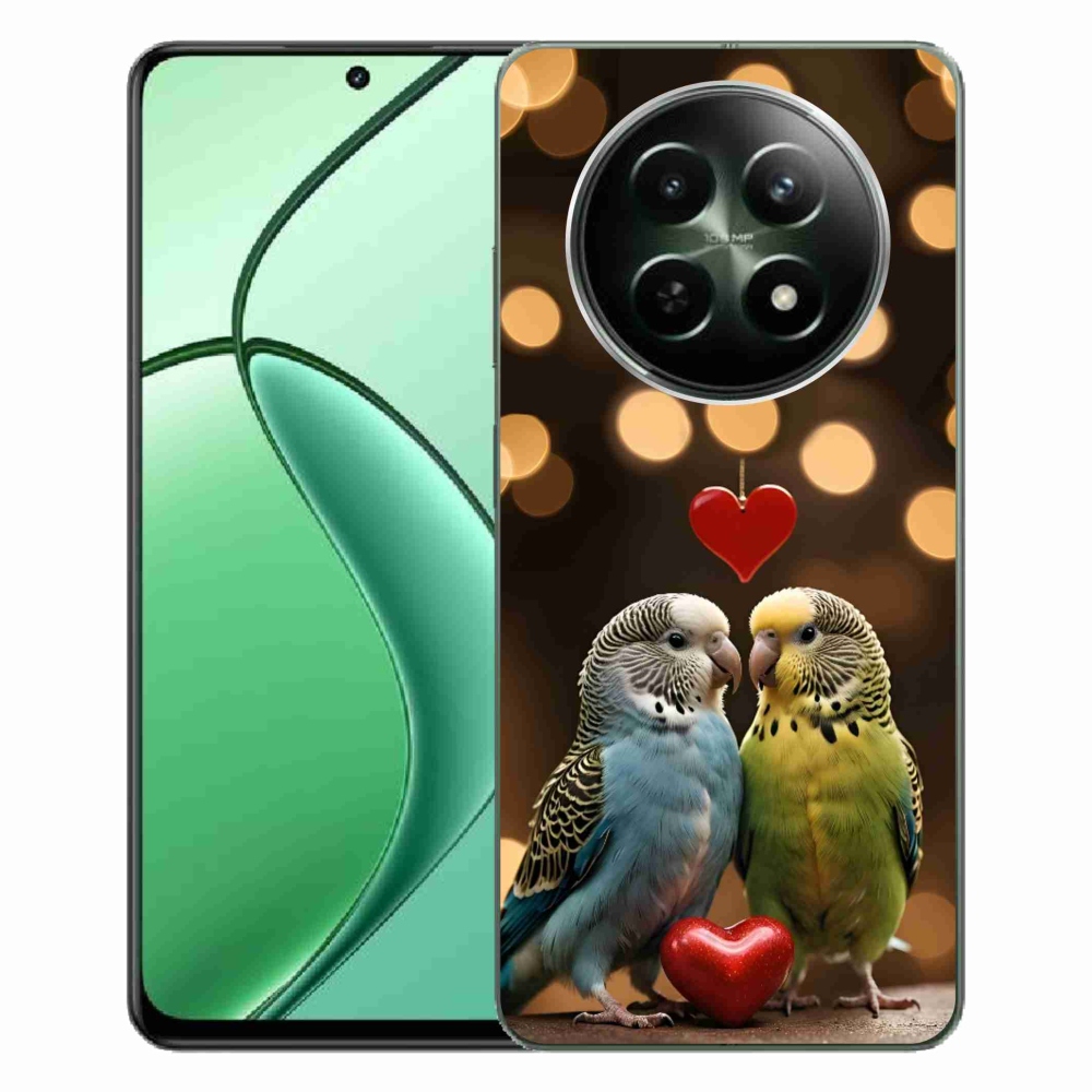 mmCase gél tok a Realme 12 5G/12x 5G-hez – szerelmes papagájok