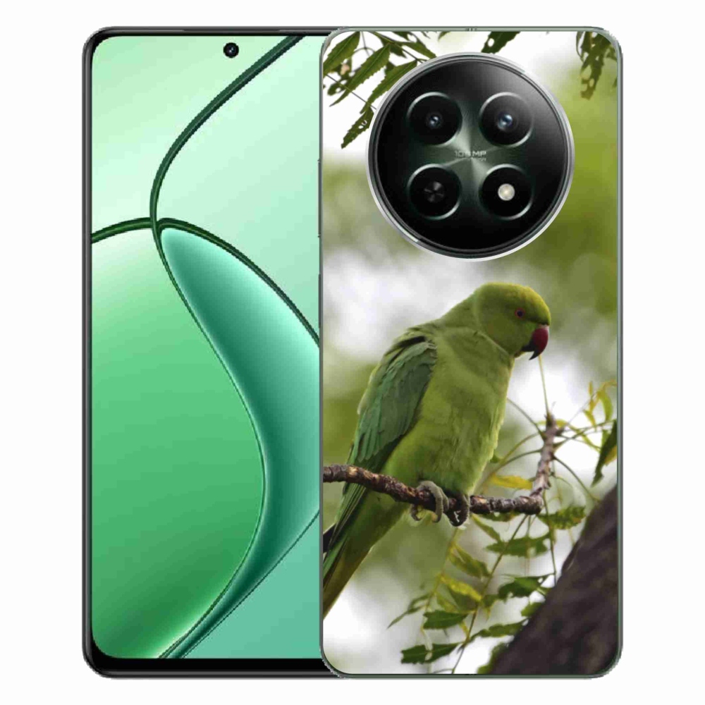 mmCase gél tok a Realme 12 5G/12x 5G-hez – zöld papagáj