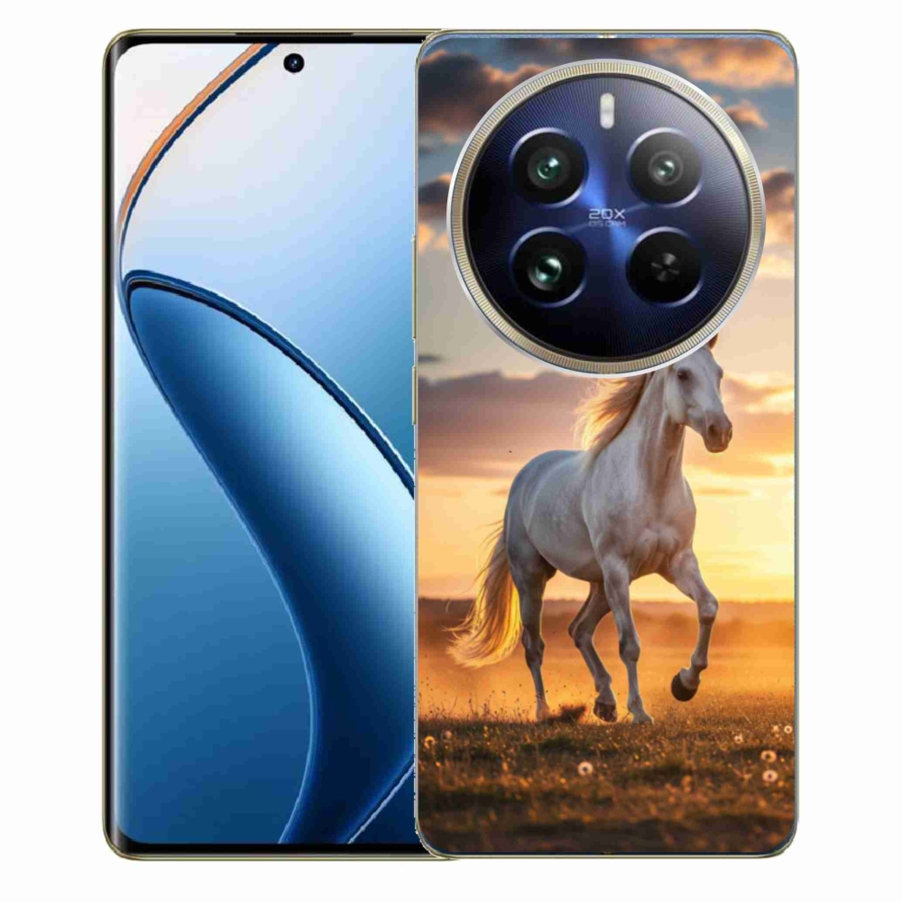 mmCase géltok a Realme 12 Pro 5G/12 Pro+ 5G készülékhez – futó fehér ló 2