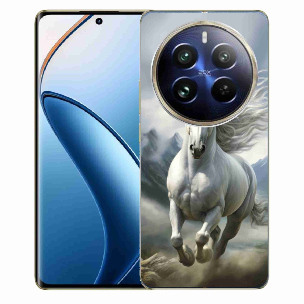 mmCase géltok a Realme 12 Pro 5G/12 Pro+ 5G készülékhez – futó fehér ló 3