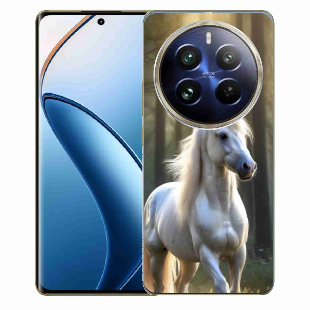 mmCase géltok a Realme 12 Pro 5G/12 Pro+ 5G készülékhez – fehér ló 3