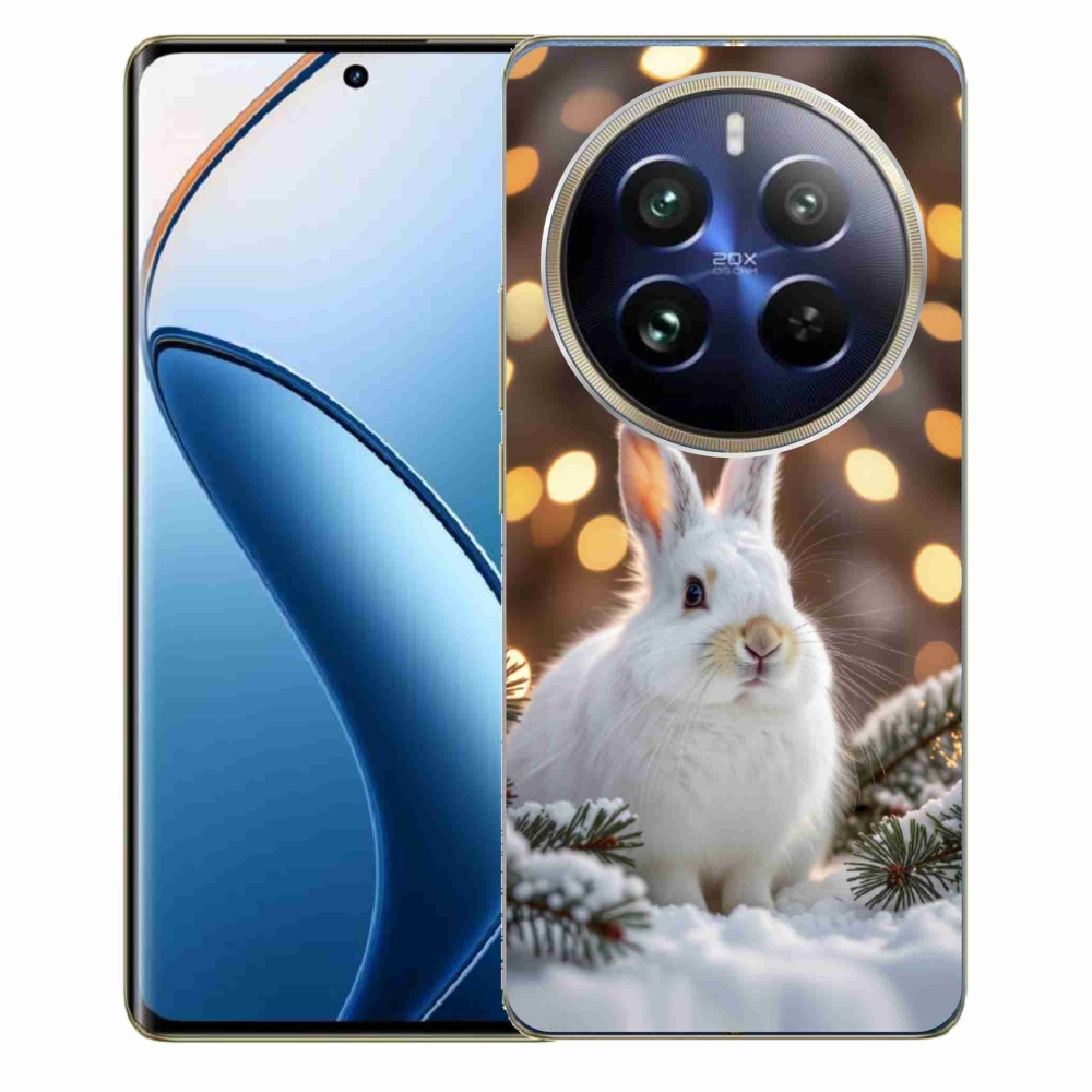 mmCase géltok a Realme 12 Pro 5G/12 Pro+ 5G készülékhez – fehér nyúl