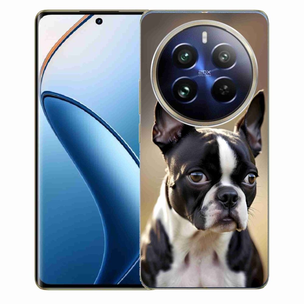 mmCase géltok a Realme 12 Pro 5G/12 Pro+ 5G készülékhez – bostoni terrier