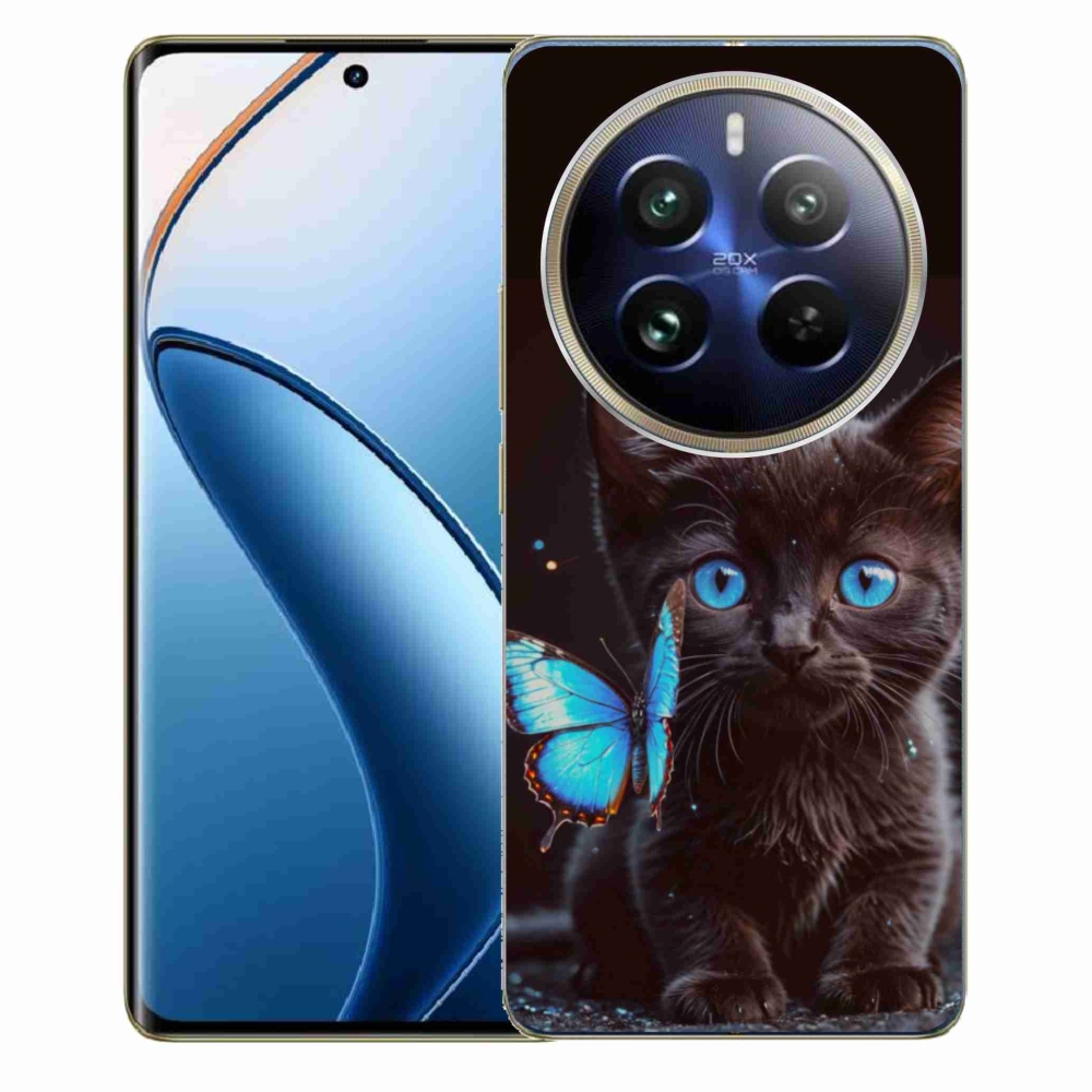 mmCase gél tok a Realme 12 Pro 5G/12 Pro+ 5G készülékhez – fekete cica 3