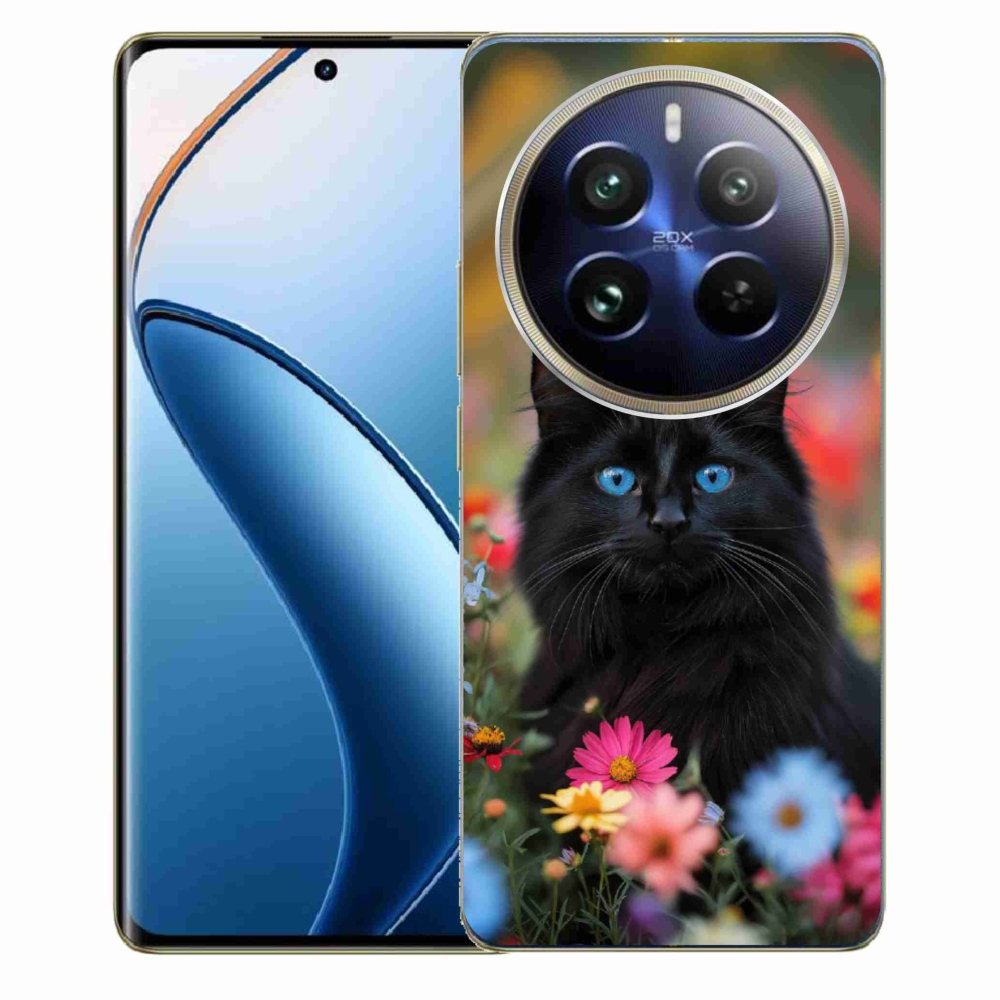 mmCase gél tok a Realme 12 Pro 5G/12 Pro+ 5G készülékhez – fekete cica 4