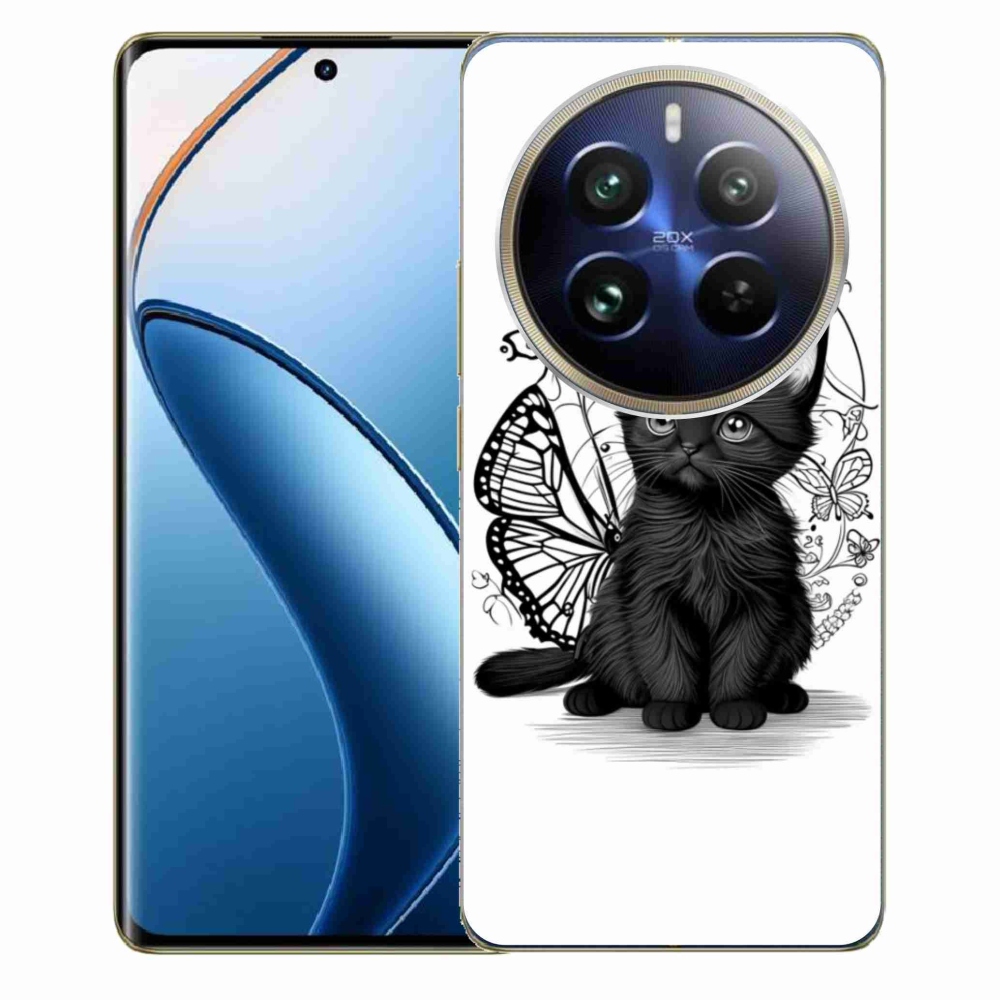 mmCase gél tok a Realme 12 Pro 5G/12 Pro+ 5G készülékhez – fekete cica