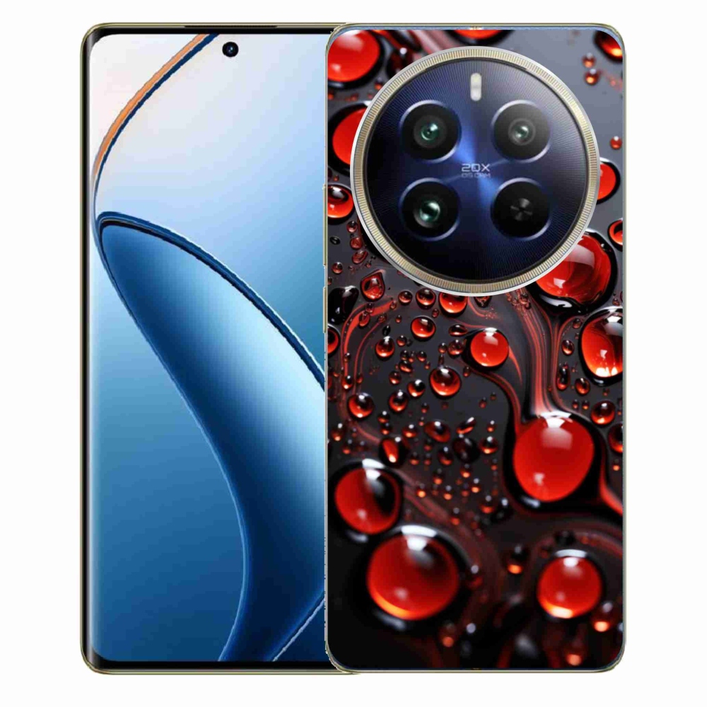 mmCase gél tok a Realme 12 Pro 5G/12 Pro+ 5G készülékhez – piros cseppek 2