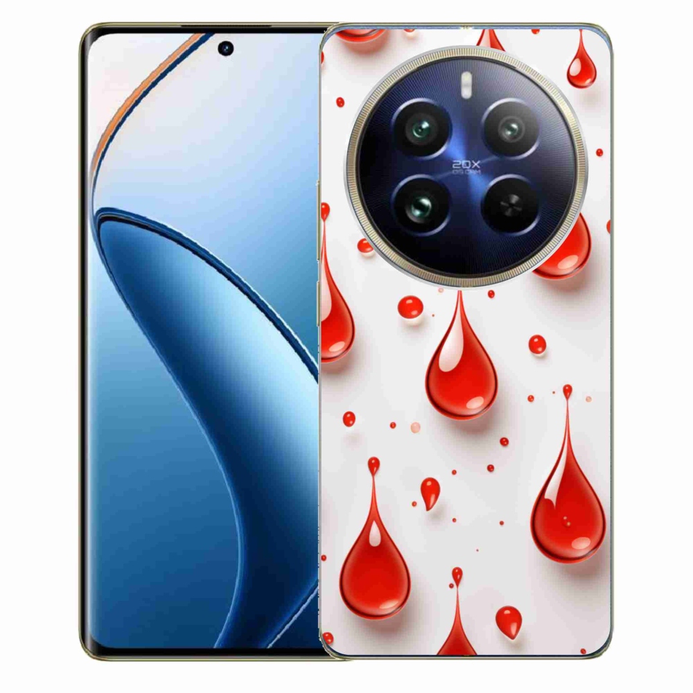 mmCase gél tok a Realme 12 Pro 5G/12 Pro+ 5G készülékhez – vörös cseppek