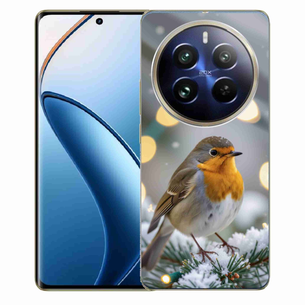 mmCase géltok a Realme 12 Pro 5G/12 Pro+ 5G készülékhez – téli piros