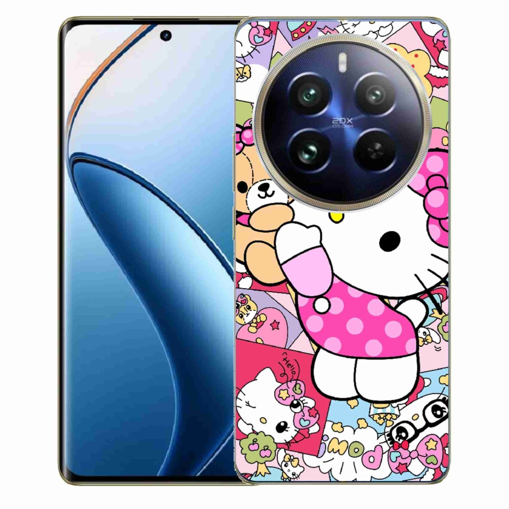 mmCase géltok a Realme 12 Pro 5G/12 Pro+ 5G készülékekhez – aranyos cica