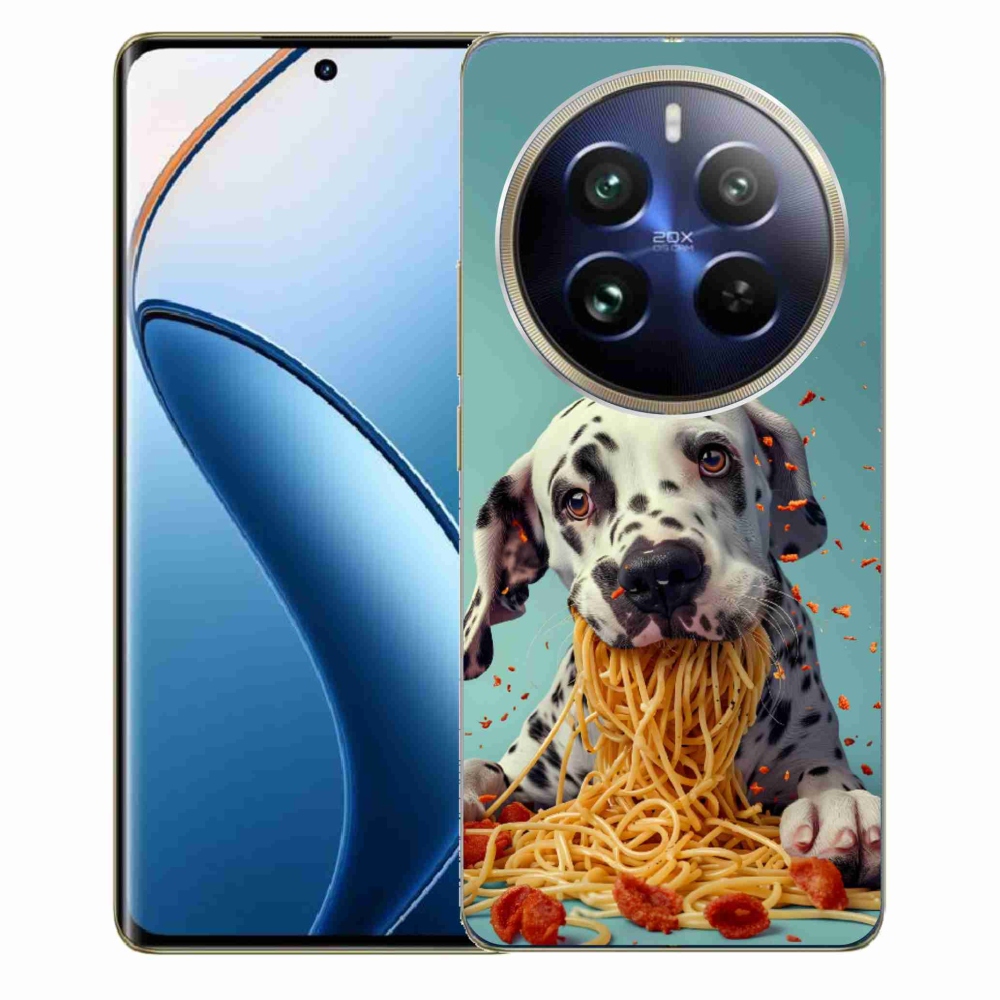 mmCase gél tok a Realme 12 Pro 5G/12 Pro+ 5G készülékhez – dalmát és spagetti