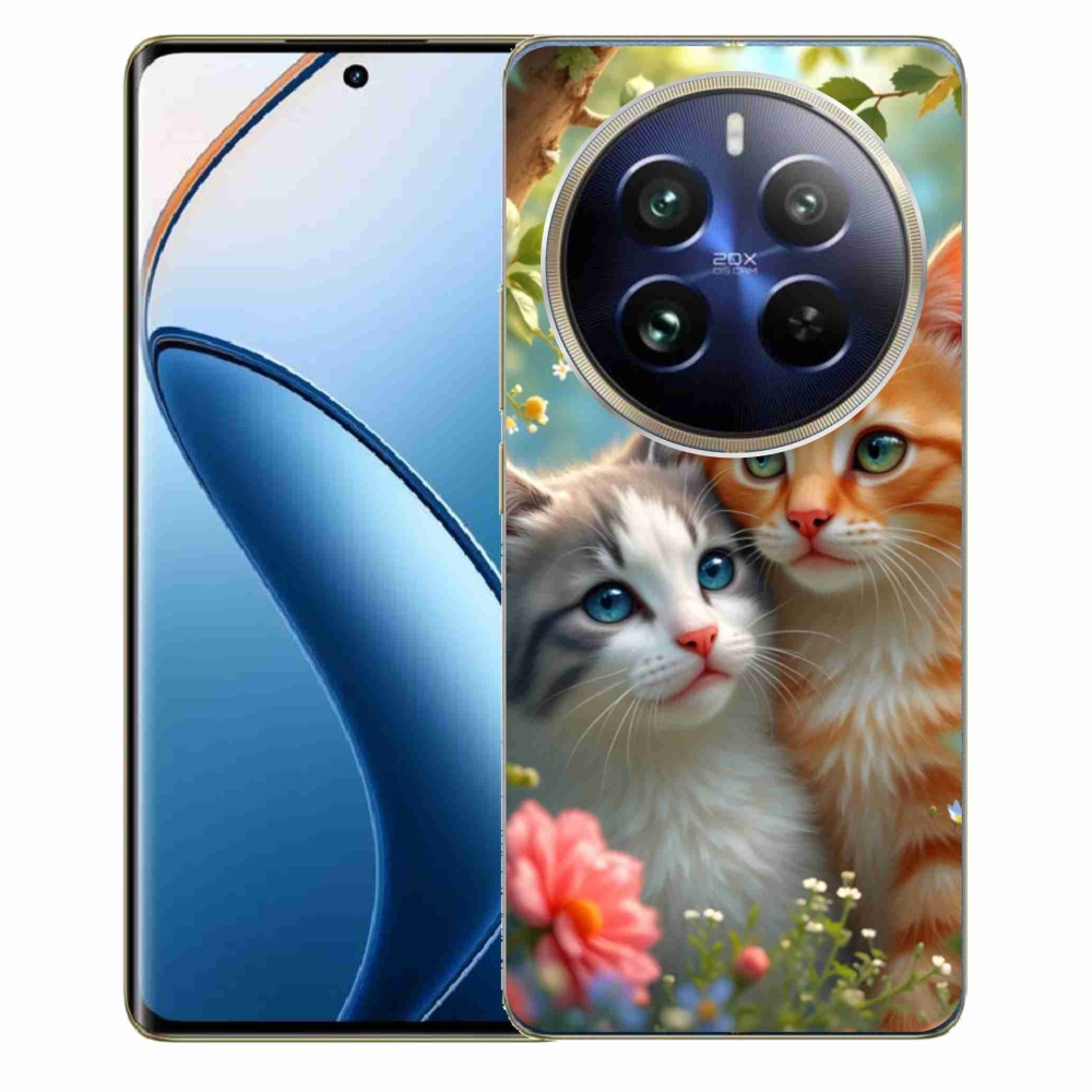 mmCase géltok a Realme 12 Pro 5G/12 Pro+ 5G készülékekhez – Macska szerelem 2
