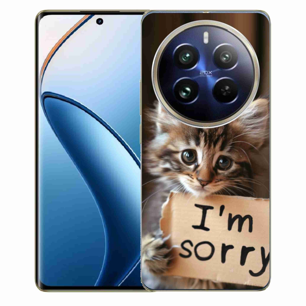 mmCase géltok a Realme 12 Pro 5G/12 Pro+ 5G készülékekhez – „macskás” mintával