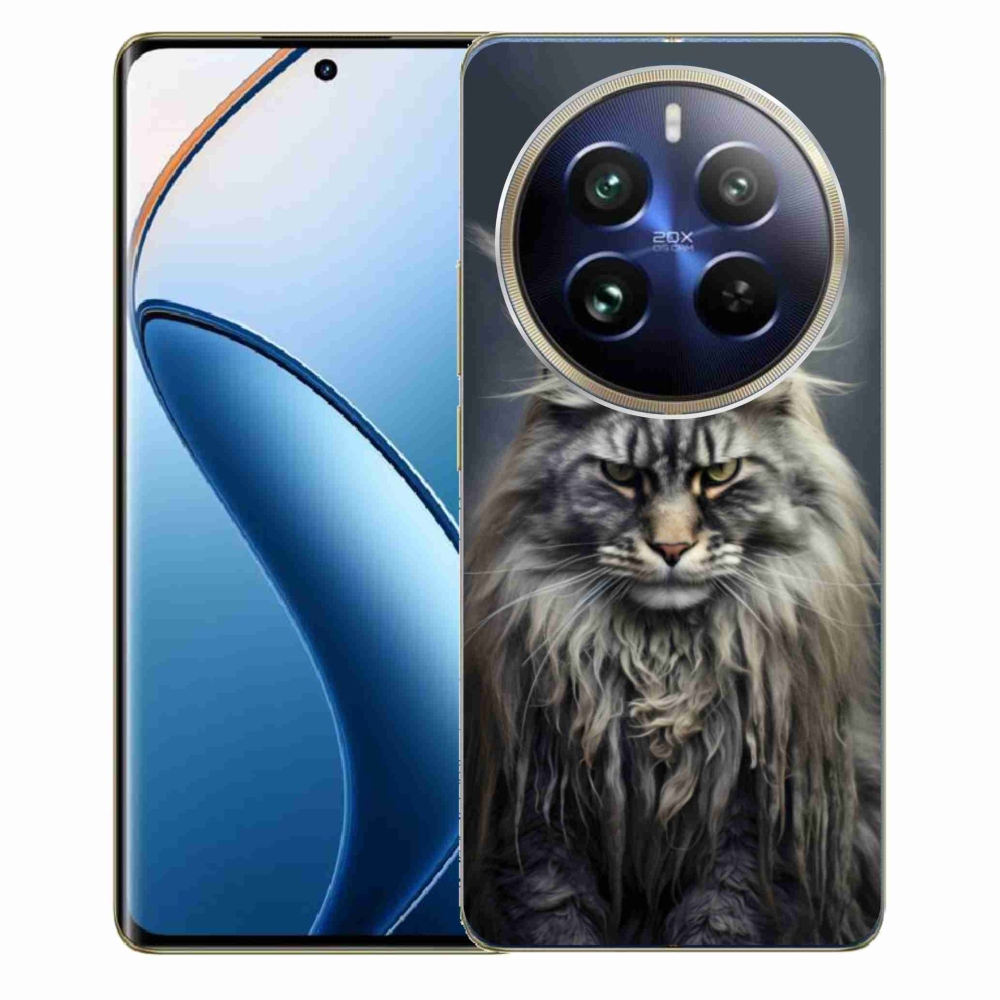 mmCase géltok a Realme 12 Pro 5G/12 Pro+ 5G készülékekhez – macskás mintázat 4