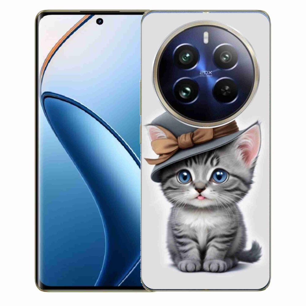 mmCase gél tok a Realme 12 Pro 5G/12 Pro+ 5G készülékhez – kalapos cica