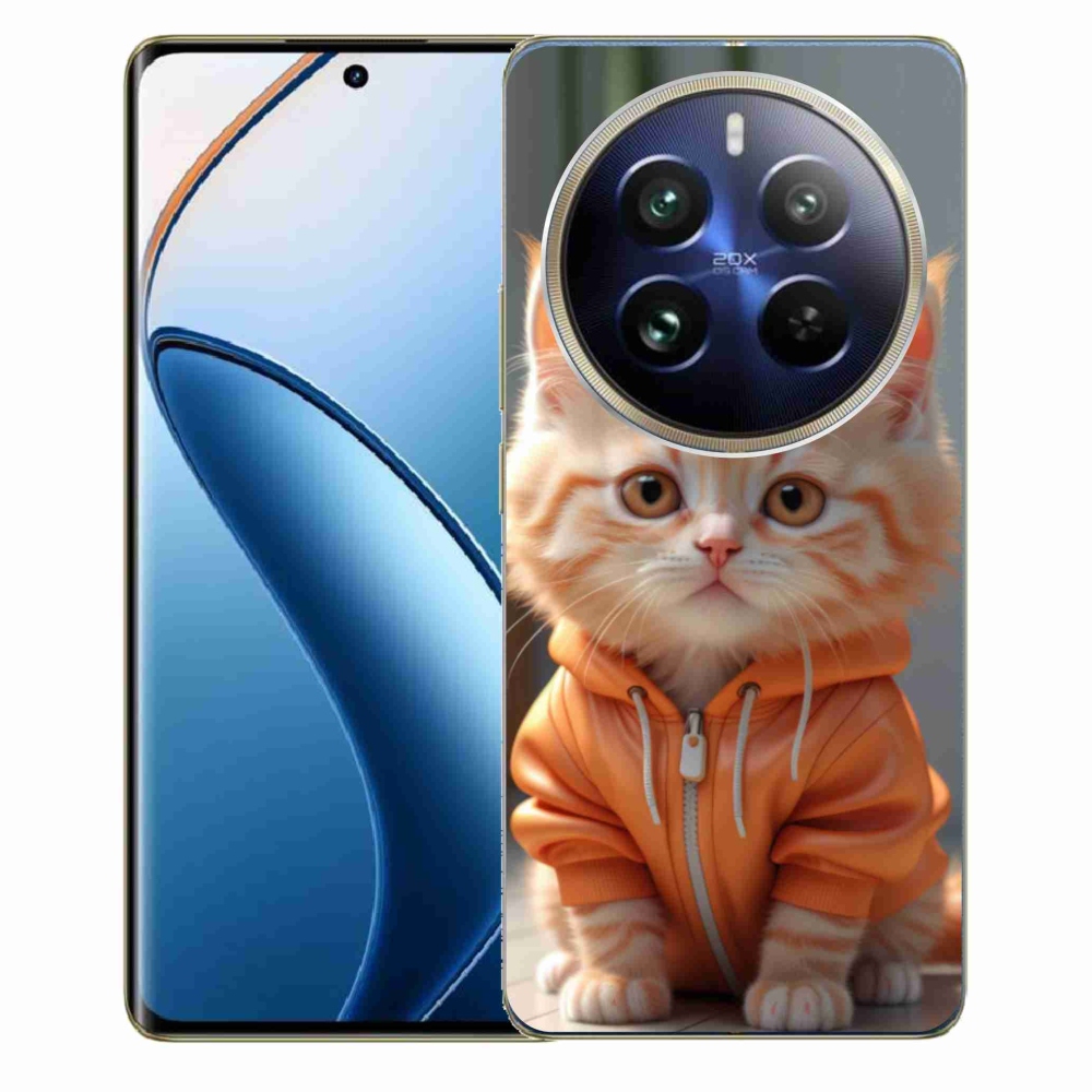 mmCase géltok a Realme 12 Pro 5G/12 Pro+ 5G készülékhez – pulóveres cica