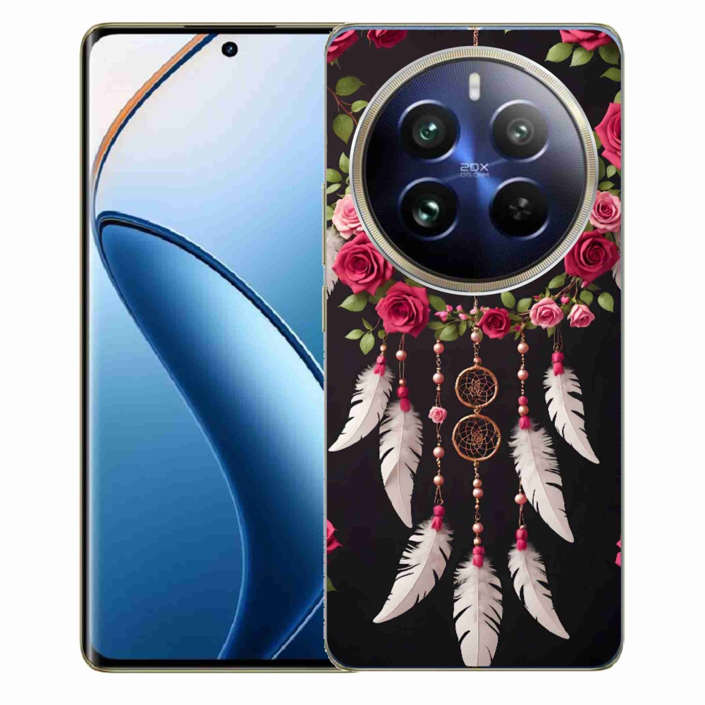 mmCase gél tok a Realme 12 Pro 5G/12 Pro+ 5G készülékhez – álomfogó rózsákkal