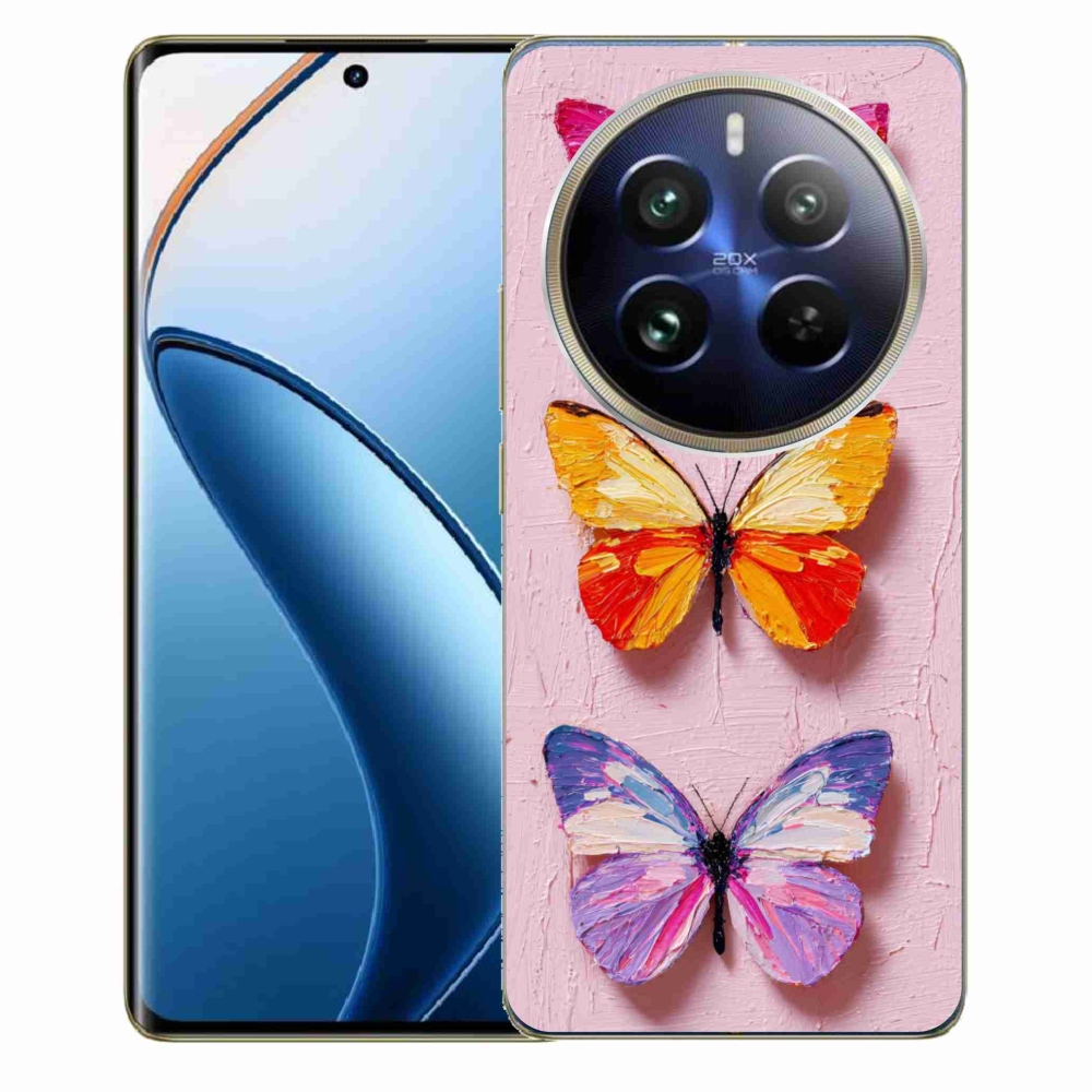 mmCase géltok a Realme 12 Pro 5G/12 Pro+ 5G készülékekhez – pillangós hármas
