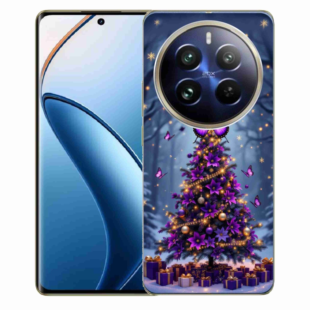 mmCase gél tok a Realme 12 Pro 5G/12 Pro+ 5G készülékhez – pillangós karácsonyfa