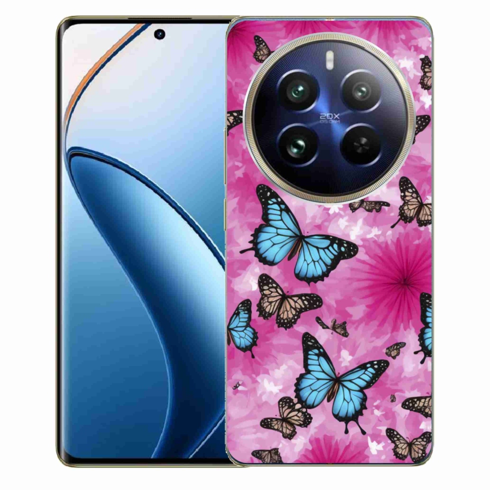 mmCase géltok a Realme 12 Pro 5G/12 Pro+ 5G készülékekhez – pillangókert