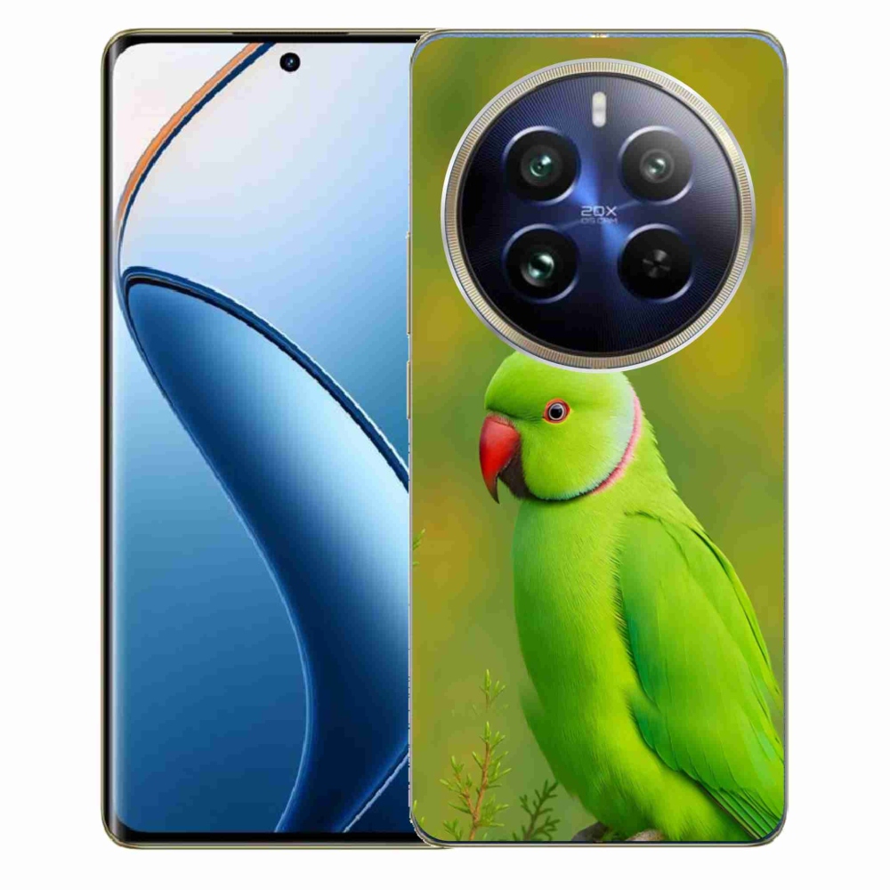 mmCase géltok a Realme 12 Pro 5G/12 Pro+ 5G készülékekhez – alexandri papagáj 2