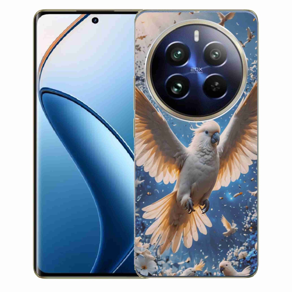 mmCase géltok a Realme 12 Pro 5G/12 Pro+ 5G készülékhez – kakadu papagáj