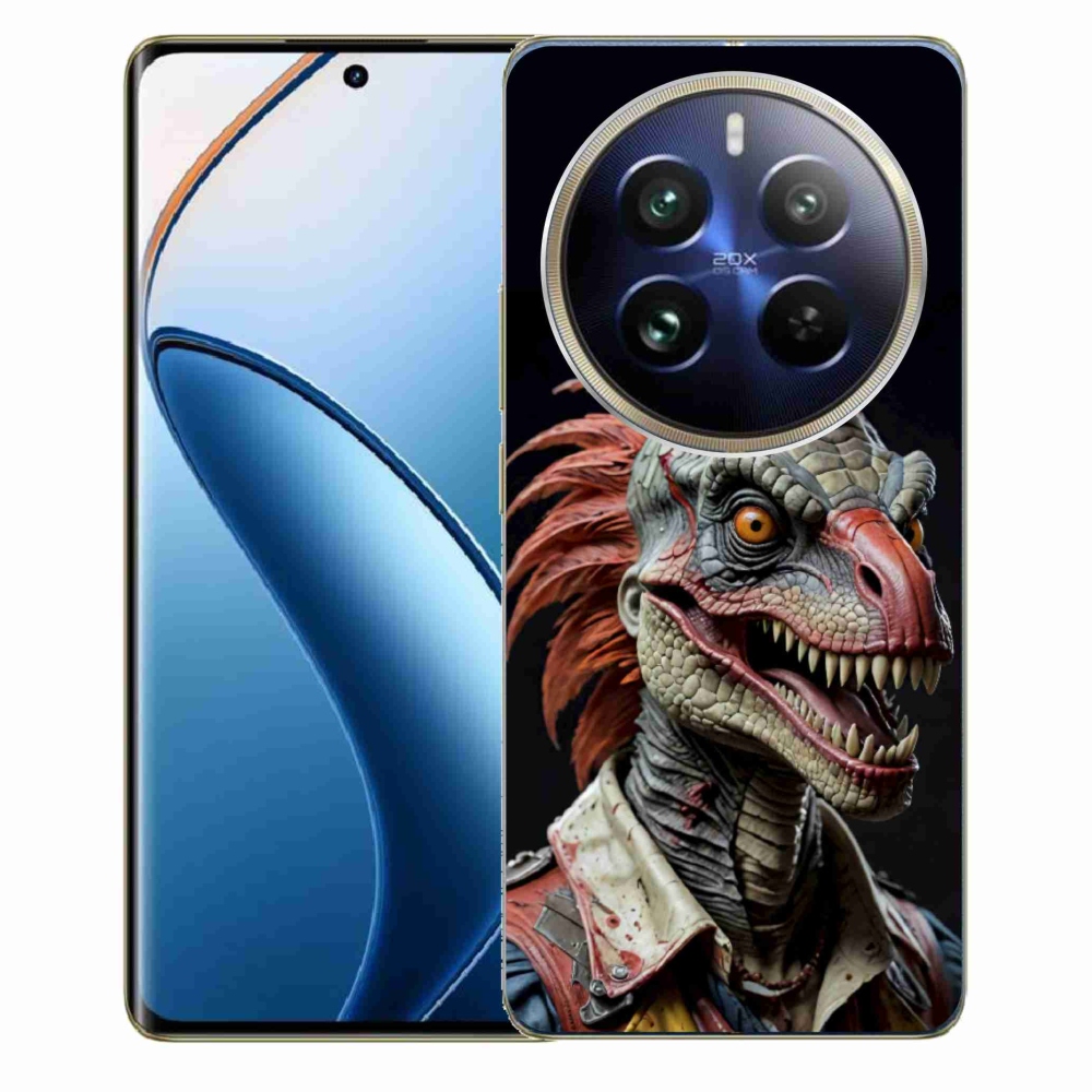 mmCase géltok a Realme 12 Pro 5G/12 Pro+ 5G készülékekhez – punk dinoszaurusz