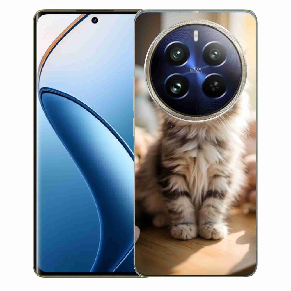 mmCase gél tok a Realme 12 Pro 5G/12 Pro+ 5G készülékekhez – aranyos cica 10