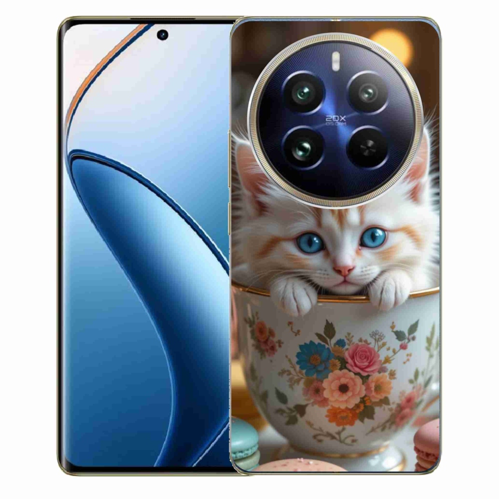 mmCase gél tok a Realme 12 Pro 5G/12 Pro+ 5G készülékhez – aranyos cica 6