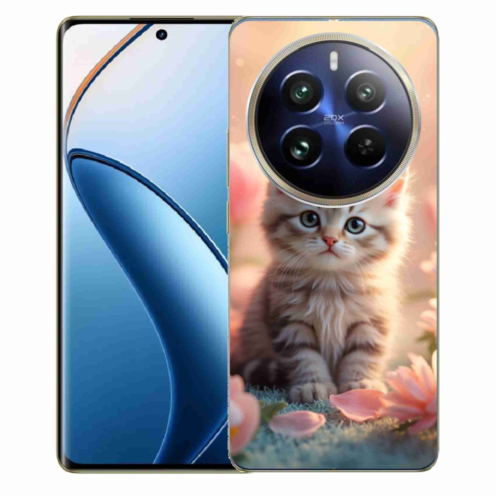 mmCase gél tok a Realme 12 Pro 5G/12 Pro+ 5G készülékhez – aranyos cica 8