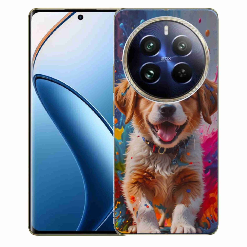 mmCase gél tok a Realme 12 Pro 5G/12 Pro+ 5G készülékekhez – aranyos kiskutya 3