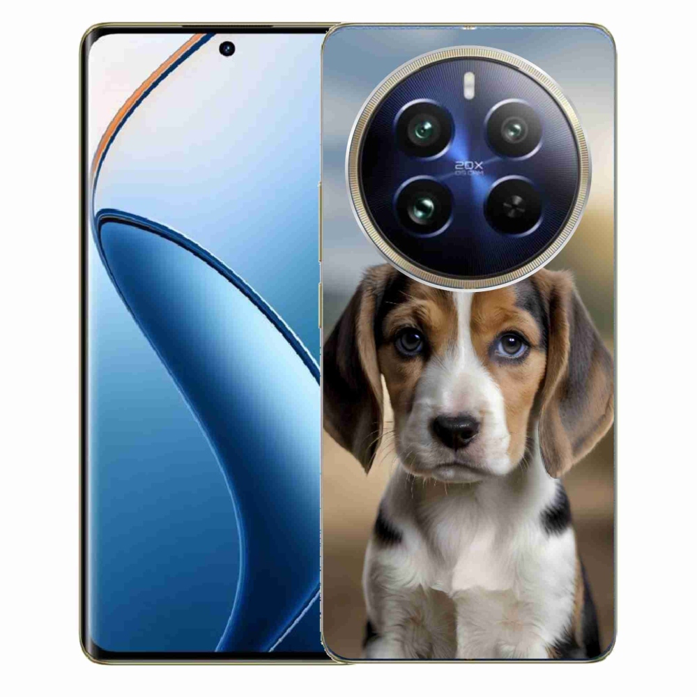 mmCase gél tok a Realme 12 Pro 5G/12 Pro+ 5G készülékhez – aranyos beagle