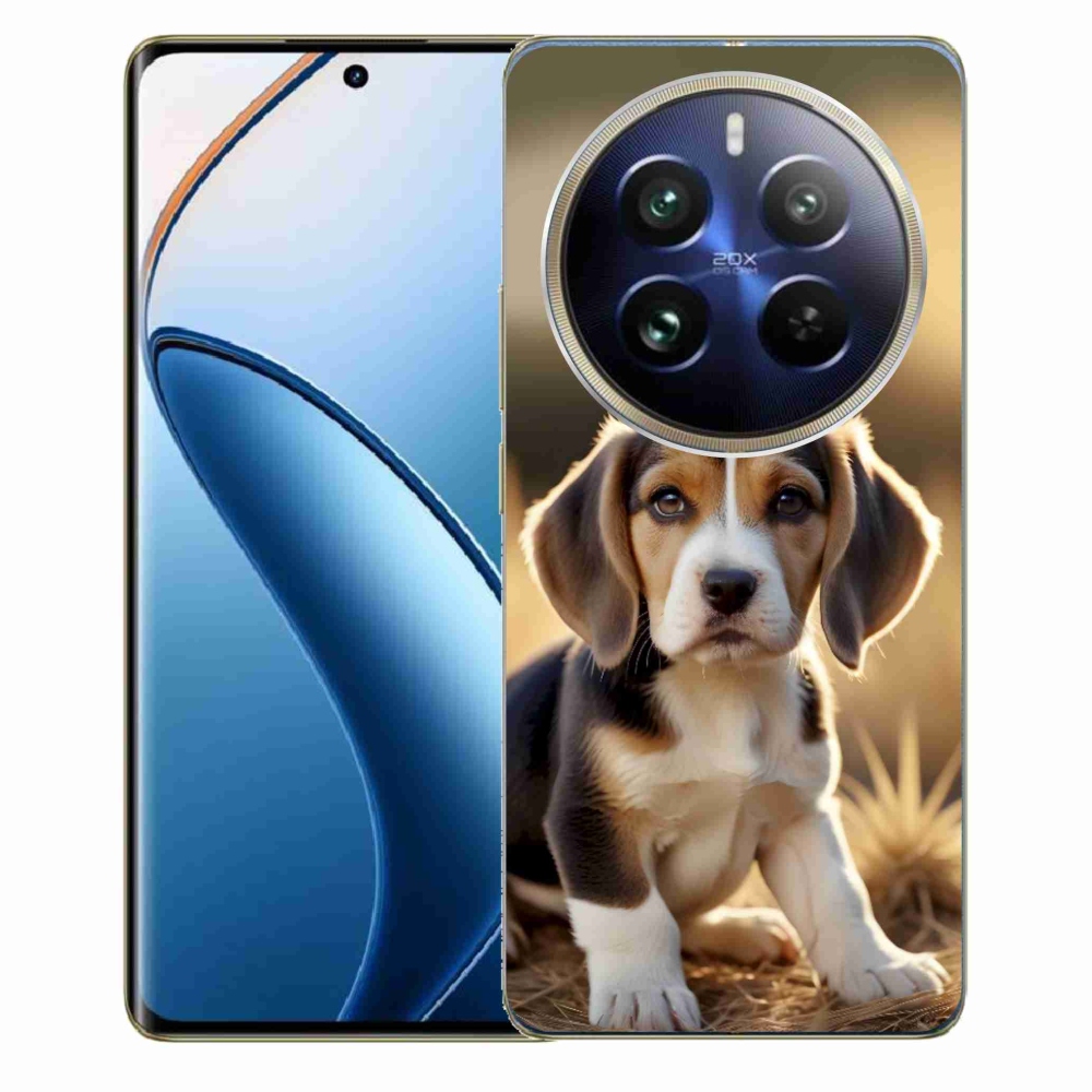 mmCase gél tok a Realme 12 Pro 5G/12 Pro+ 5G készülékhez – aranyos beagle