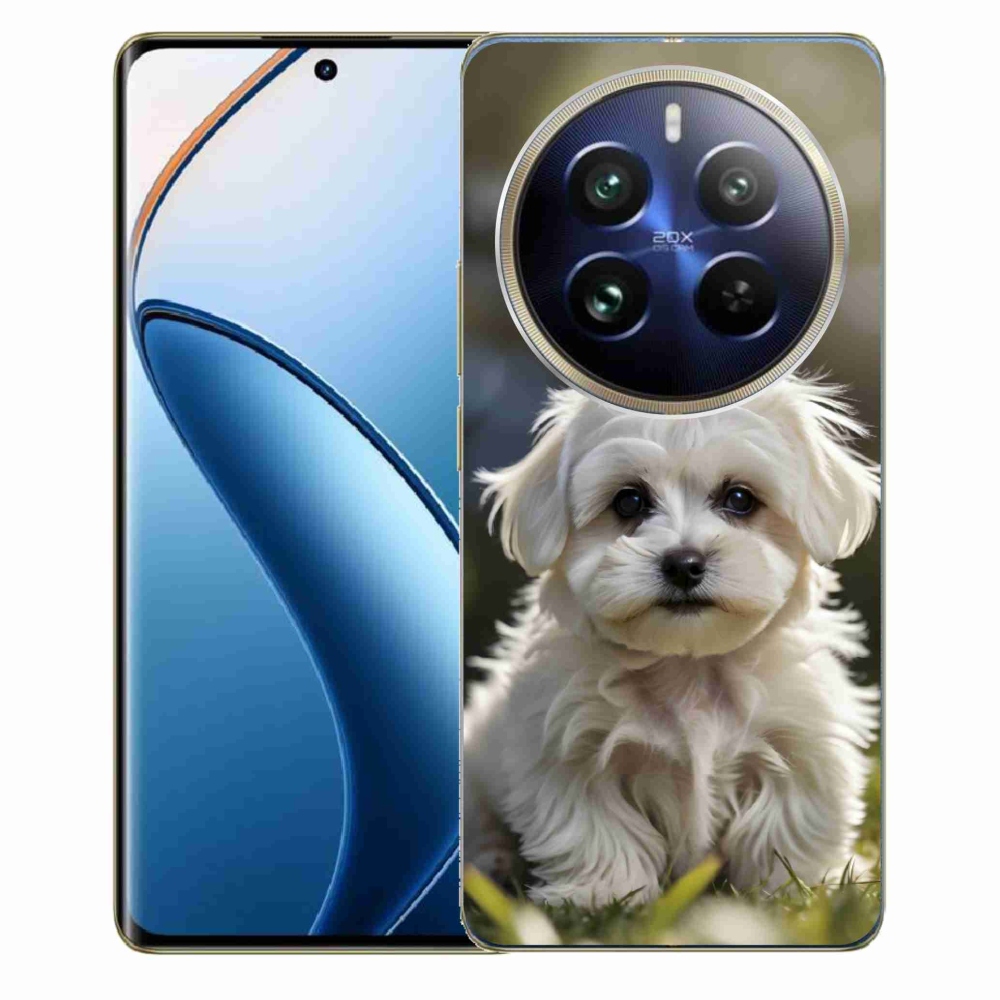 mmCase gél tok a Realme 12 Pro 5G/12 Pro+ 5G készülékhez – aranyos máltai kutyus
