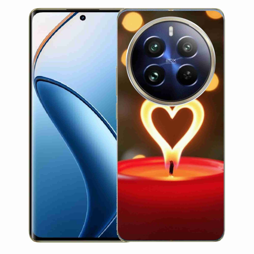 mmCase gél tok a Realme 12 Pro 5G/12 Pro+ 5G készülékekhez – lángoló szív