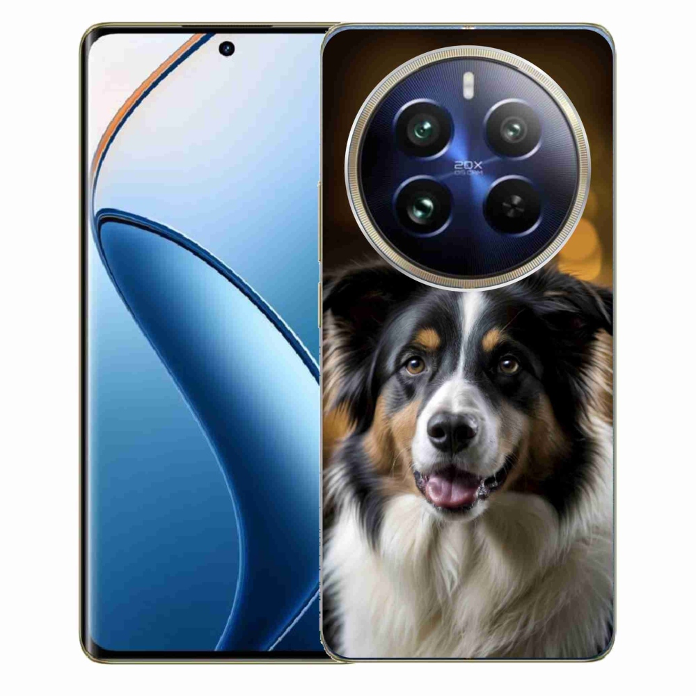 mmCase gél tok a Realme 12 Pro 5G/12 Pro+ 5G készülékhez – mosolygó ausztrál juhászkutya