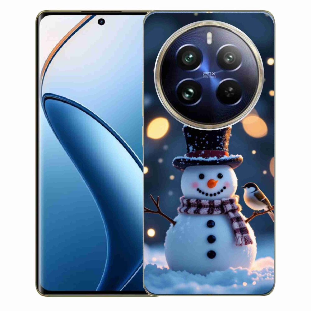 mmCase géltok a Realme 12 Pro 5G/12 Pro+ 5G készülékekhez – karácsonyi hóember