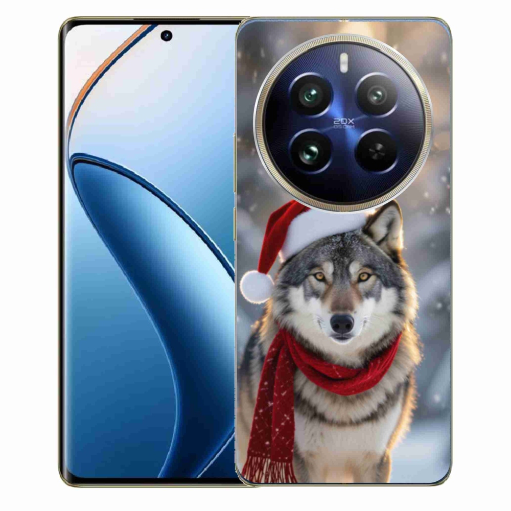 mmCase gél tok a Realme 12 Pro 5G/12 Pro+ 5G készülékekhez – karácsonyi farkas