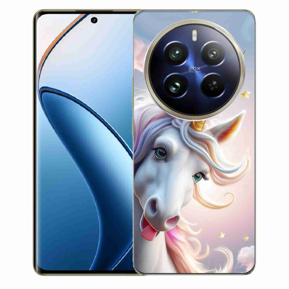 mmCase géltok a Realme 12 Pro 5G/12 Pro+ 5G készülékhez – vidám egyszarvú