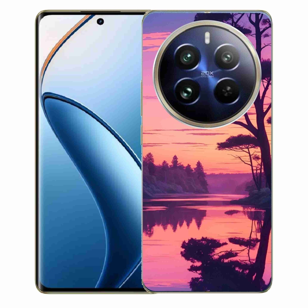 mmCase géltok a Realme 12 Pro 5G/12 Pro+ 5G készülékhez – naplemente a tó felett