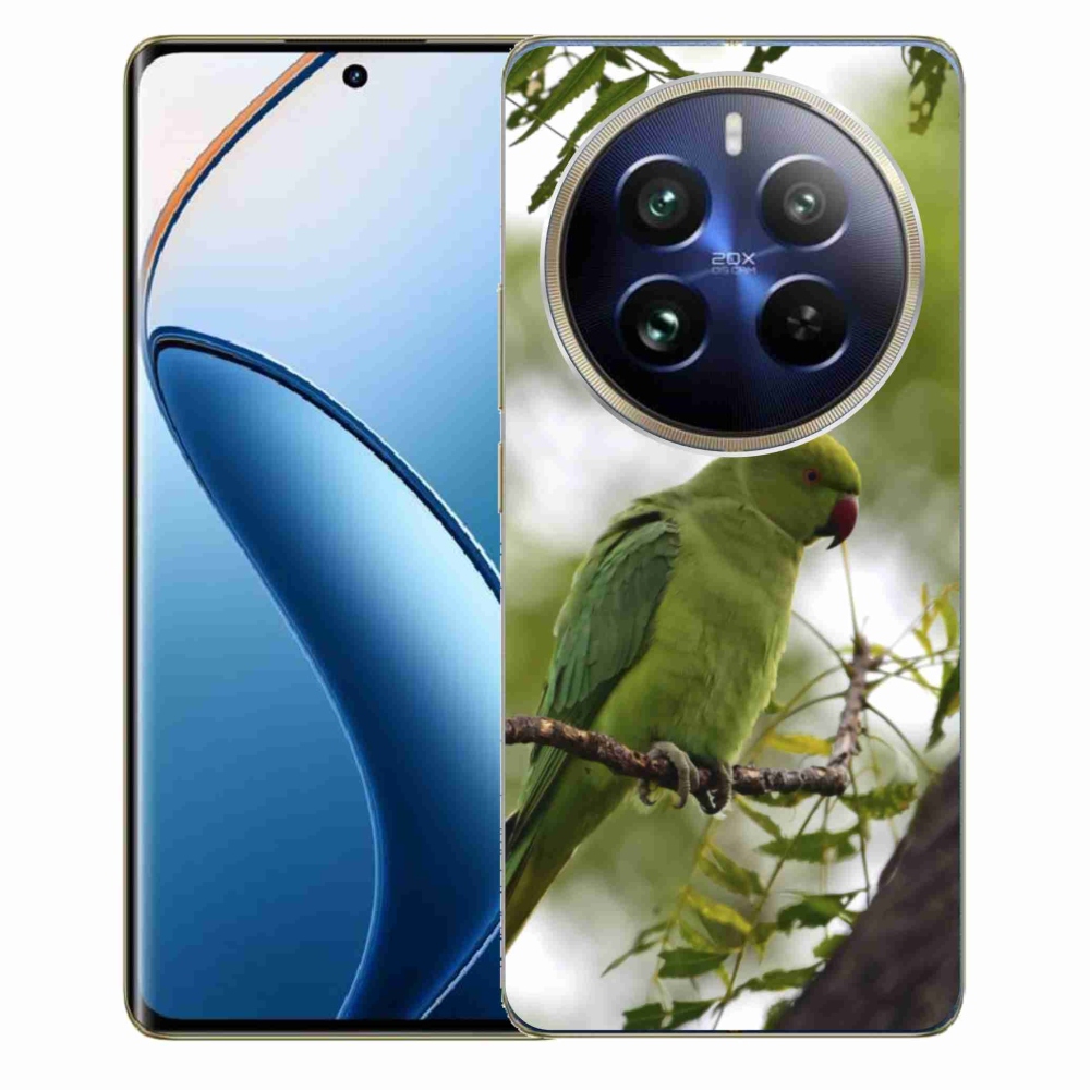 mmCase géltok a Realme 12 Pro 5G/12 Pro+ 5G készülékhez – zöld papagáj
